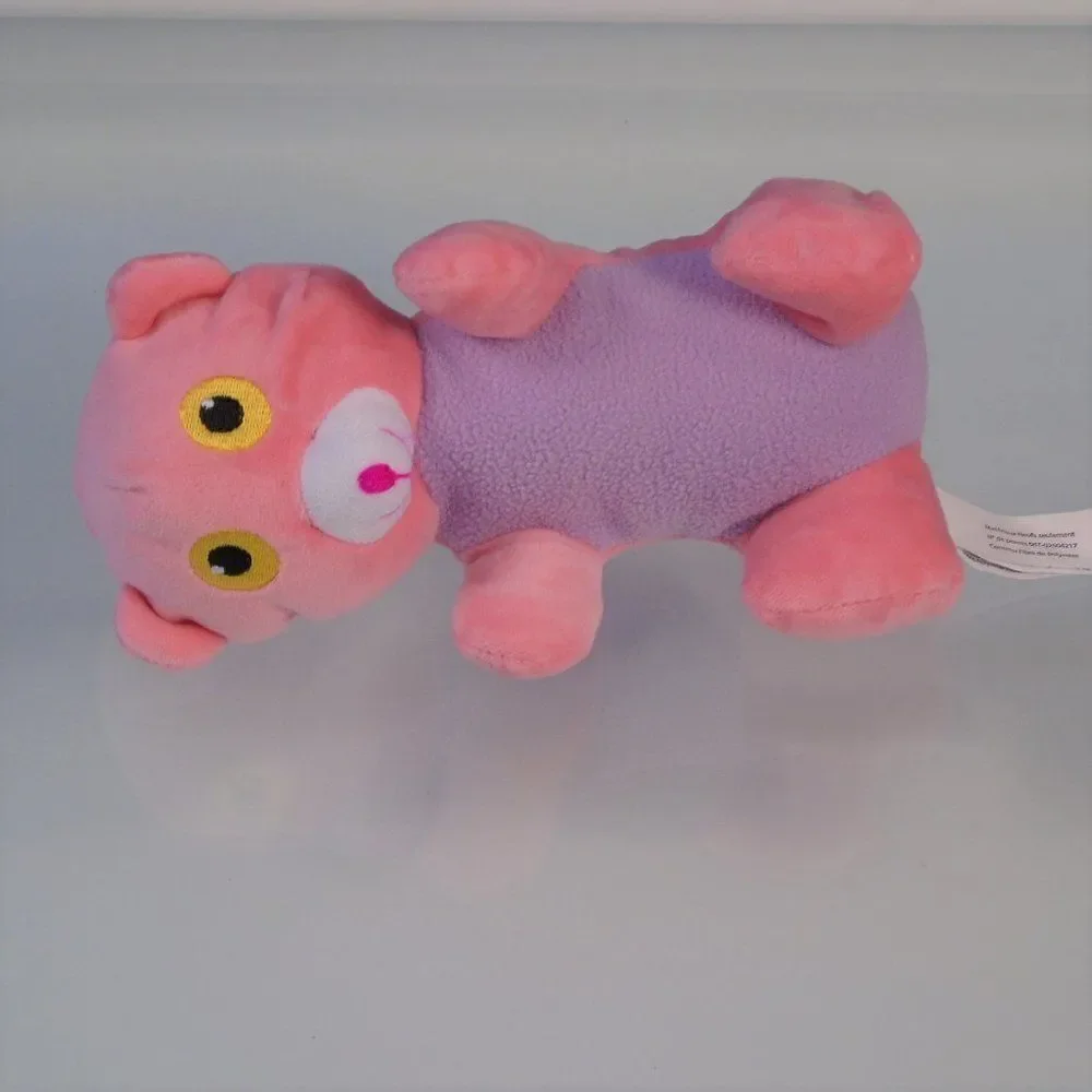 Pink and Purple Plush Stuffed Animal Bear